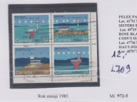 LATARNIE MORSKIE,KANADA Mi:972-5 KASOW L709