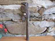 Stary klucz Francuz /Żabka nastawny hydrauliczny_PRL