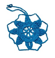 Ozdoba na choinkę gwiazdka świąteczna hand made szydełko