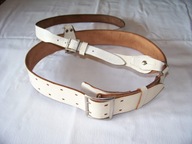 Biały pas z koalicyjką DDR, NVA, VOPO, rozm. 100.