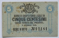 5 centesimi Włochy 1918 stan III