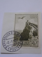 San Marino - Monte Titano - zbiórka na Dom opieki - Mi. 312 kasowany