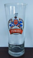 szklanka ŻYWIEC, 0,5L, białe choinki panna z wiankiem