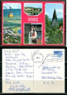 K22466)Norwegia: Voss, Mehrbildkarte, wyslany 1985