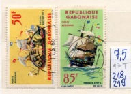 Gabon 17 T , nr 218, 219