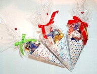 ZESTAW ROŻEK SŁODYCZY UPOMINEK DLA DZIECKA PREZENT WIELKANOC 1SZT