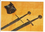 GRUNWALD MIECZE I FRAGMENTY PRZYŁBICY MUZEUM W WARSZAWIE