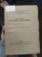 Statuty Kazimierza Wielkiego Oswald Balzer 1947