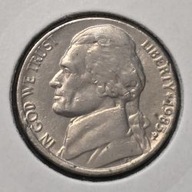 *USA [0199]*5 centów FIVE CENTS 1985 Thomas Jefferson, Monticello *holder