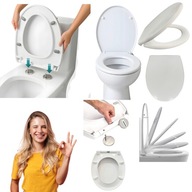 DESKA KLOZETOWA WOLNOOPADAJACA POKRYWA UNIWERSALNA DO KOLO CERSANIT PREMIUM