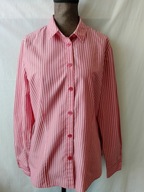 Koszula różowa w białe prążki -38