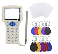 RFID KOPIARKA DUPLIKATOR RFID NFC 125 KHZ 13,56 MHZ +10 BRELOKÓW +5 KART