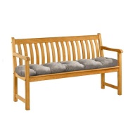 Poduszka na ławkę ogrodową PALETĘ 120x38 szara