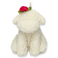 Świeca ZAPACHOWA Piesek z Róż Pies SOJOWA Prezent Róża / Różne Zapachy