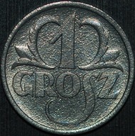 1 grosz 1939 GG - menniczy egzemplarz z rolki