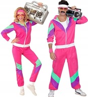 Dres ortalionowy Lata 80 / Kostium Strój Karnawałowy / XXL