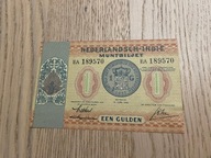 Indie Holenderskie - 1 gulden - 1940 - rzadki - UNC