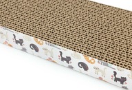 DRAPAK KARTONOWY DLA KOTA LEGOWISKO FALA DUŻY TEKTUROWY LEŻAK POZIOMY