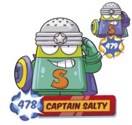 SUPER ZINGS seria 7 479 Captain Salty fioletowy