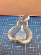 miseczka stare grube szkło popielniczka kształt gruszka