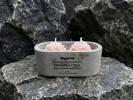 KWIATOWA CISZA - Świeca artystyczna - Margaret-Arts