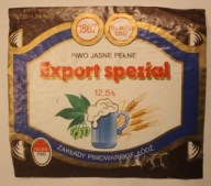 ETYKIETA - ŁÓDŹ - Browary Łódź - Export spezial - PIWO JASNE PEŁNE