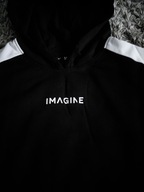 Firmowa 4 F krótsza bawełniana czarna bluza rozm.M jak nowa