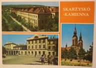 SKARŻYSKO - KAMIENNA. Dworzec PKP, Kościół z 1924 r, Ulica Sikorskiego