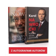 Książka z autografami autorów Prezydenta Karola Nawrockiego Andrzeja Nowaka