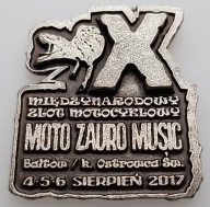 Znaczek, odznaka, blacha zlotowa, motocyklowa No.3002