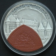Polska 20 złotych 2002 - zamek Malbork - srebro - stan menniczy