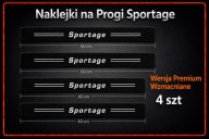 4 szt - KIA SPORTAGE Naklejki ochronne na progi Bagażnik Dopasowane Premium