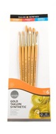 5 x DALER ROWNEY Zestaw 6 pędzli do farb akrylowych TAKLON