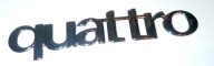 Napis QUATTRO LOGO Metal AUDI Emblemat