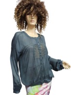 kaffe śliczna BLUZKA z gipiurą mereżka 38/40