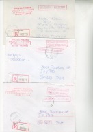 'R"Wapno-trzy koperty polecone