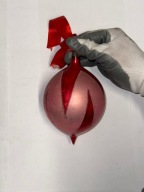 Bombki choinkowe duże PRL około 16 cm