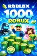 Roblox 1000 Robux | Szybka realizacja | Doładowanie na twoje konto