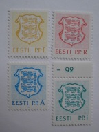 Estonia - godło Państwa - Mi.176-79 OPIS ! **