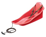 PLASTIKOWE SANKI ŚLIZG OPARCIEM SZURKIEM PASAMI BEZPIECZEŃSTWA DLA DZIECI