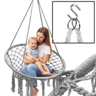 HUŚTAWKA OGRODOWA KOKON DLA DZIECI BOCIANIE GNIAZDO DO OGRODU NA BALKON