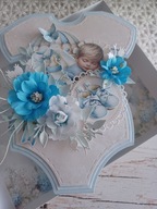 Kartka z okazji chrztu w kształcie body