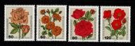 Niemcy / 1024-1027 ( Flora - Znaczki charytatywne - Róże ) 1982 r. / czyste