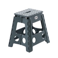 TABORET SKŁADANY SZARY 40CM ANTYPOŚLIZGOWY STOŁEK PODNÓŻEK 150KG EASYFORM