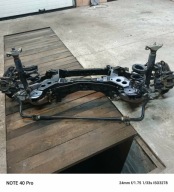 Ford mondeo mk5 lift zawieszenie oś belka tył 20 rok