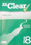 All Clear 8 Teacher's Book książka nauczyciela testy sprawdziany na rok