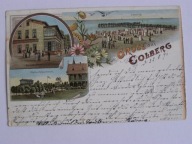 Kołobrzeg Kolberg dom towarowy lit.sec 22.08.1896