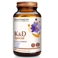 Doctor Life K2 & D3 organiczny olej kokosowy 130ug K2 mk-7 & 2000iu D3