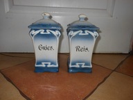 ŁADNE CERAMICZNE POJEMNIKI NA KASZE I RYŻ