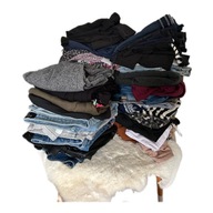 Mega Paka ubrań 40 L odzież damska Sukienki Spodnie Swetry Spódniczki +INNE